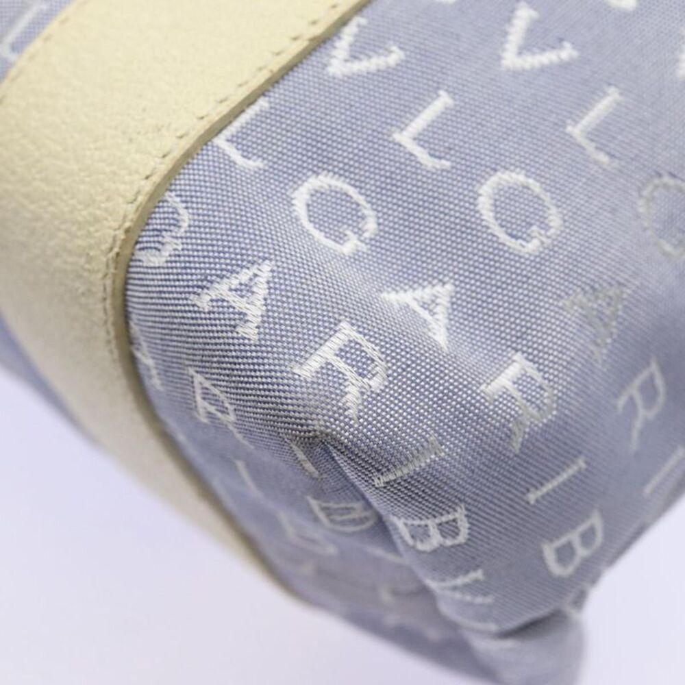 Bulgari Sophia Blue Canvas Tote Bag (Pre-Owned) - Picture 8 of 16